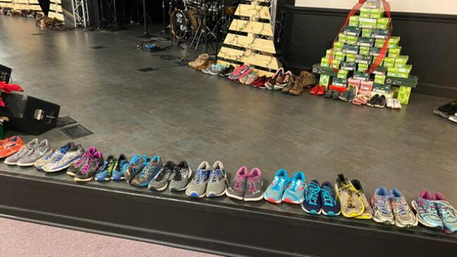 Over 800 pairs of shoes coming to those in need this holiday season