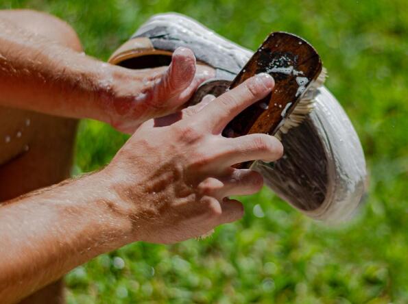 How to clean grass and mud off shoes, according to experts