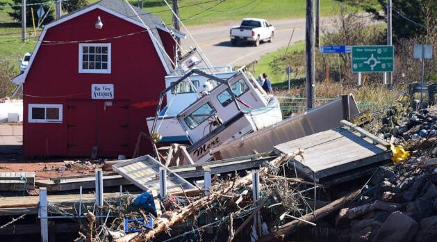 Canadian navy vessel headed to areas hit hardest by Fiona