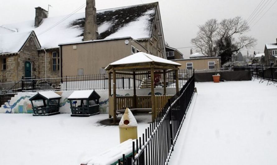 The Gloucestershire schools closed on Monday due to snow