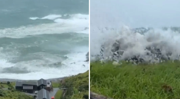 Man drowns after getting caught in rip in Queensland as hazardous surf batters coast