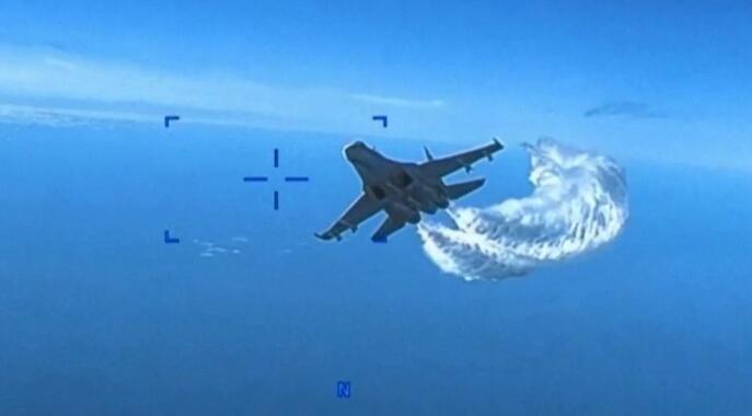 US releases footage of Russian fighter jet collision with drone