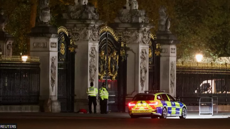 Man arrested outside Buckingham Palace