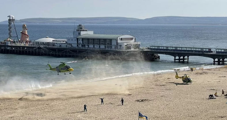 Bournemouth beach death swimmers not hit by boat or jet ski