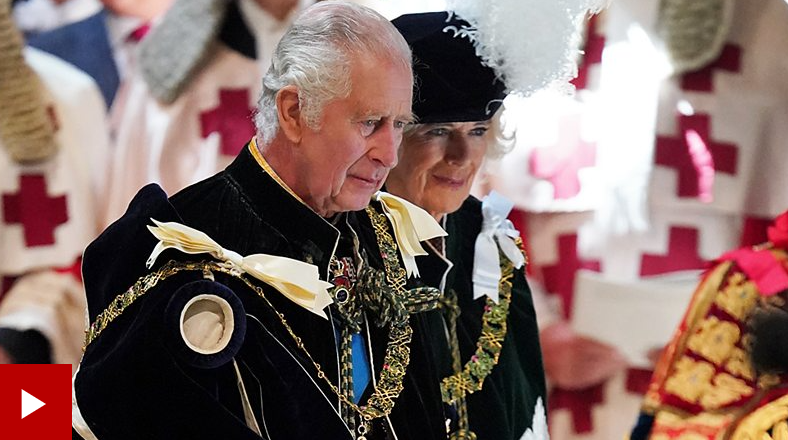 King Charles III: Special Edinburgh day ends with gun salute and flypast