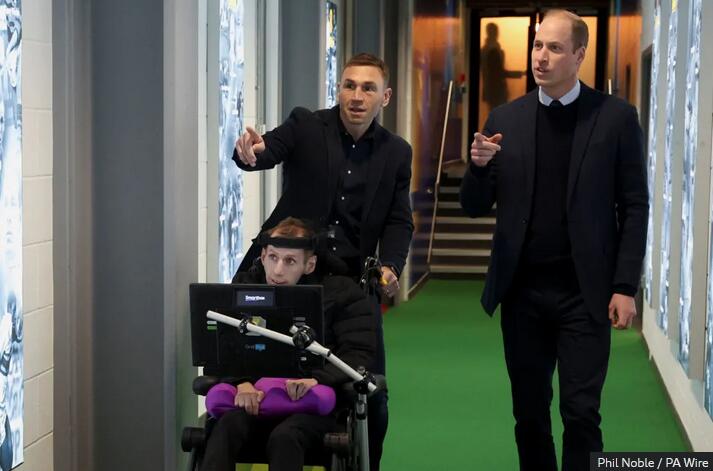 Prince William and Sinfield lead tributes to Rob Burrow